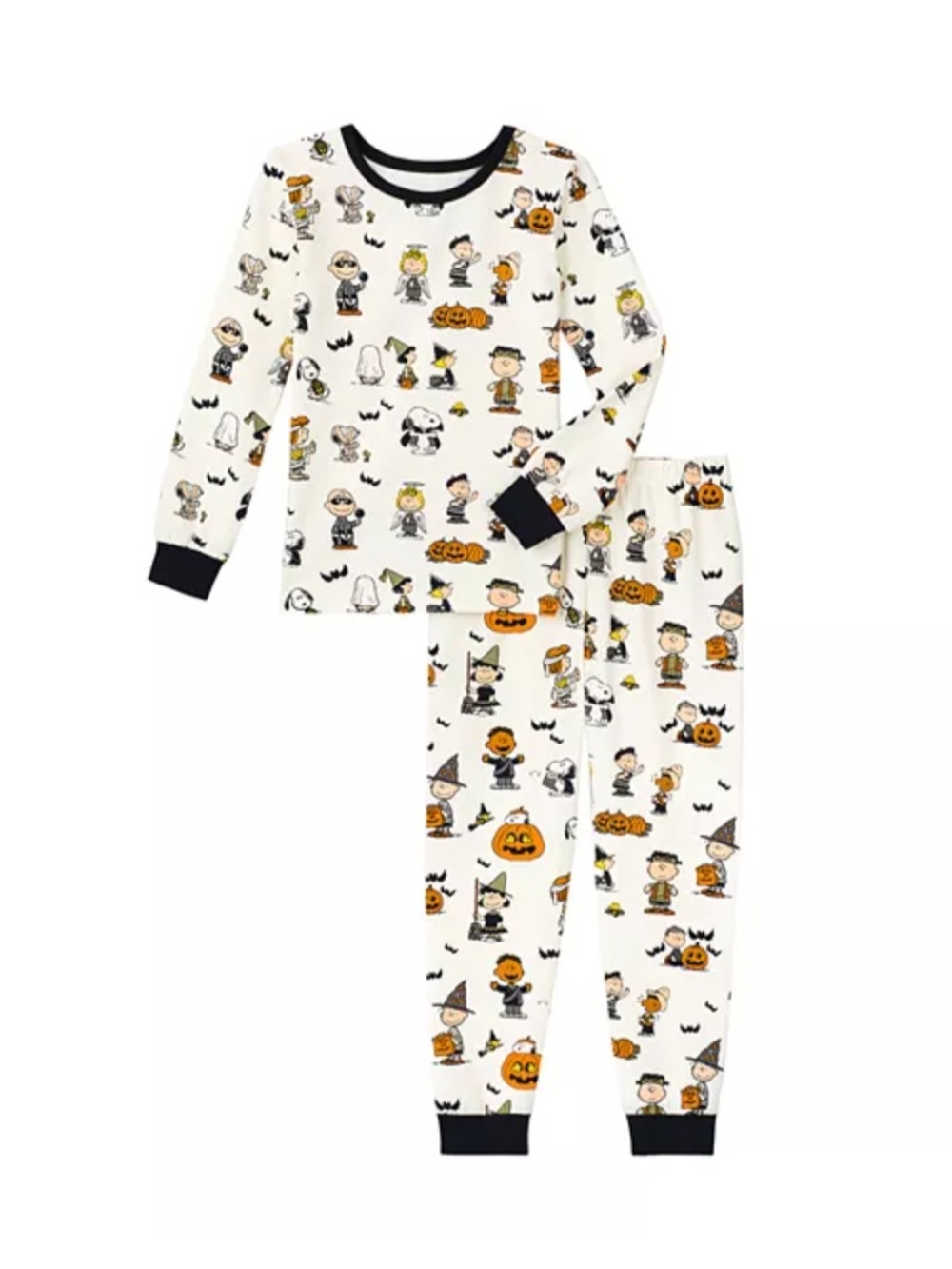 NWT BedHead Peanuts Halloween Pajamas Set - Size 8